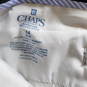 Boys black khakis slum fit size 14